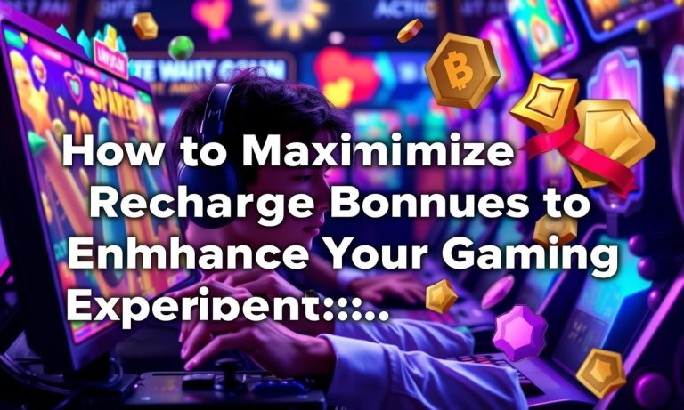 如何最大化利用充值紅利提升你的遊戲體驗